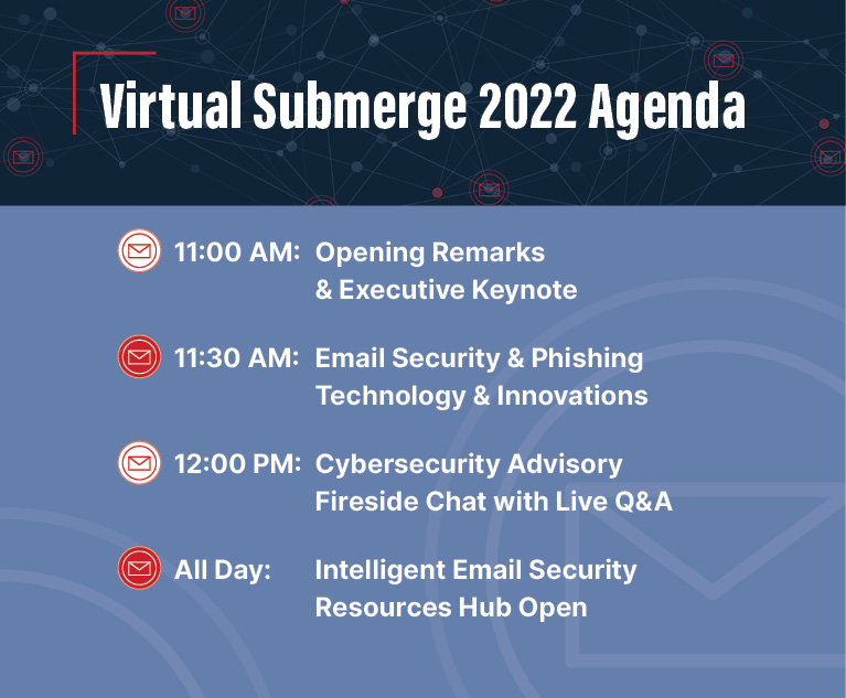 Virtual Submerge 2022 Agenda